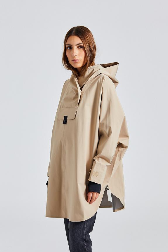 Blæst Bergen Beige Regnponcho
